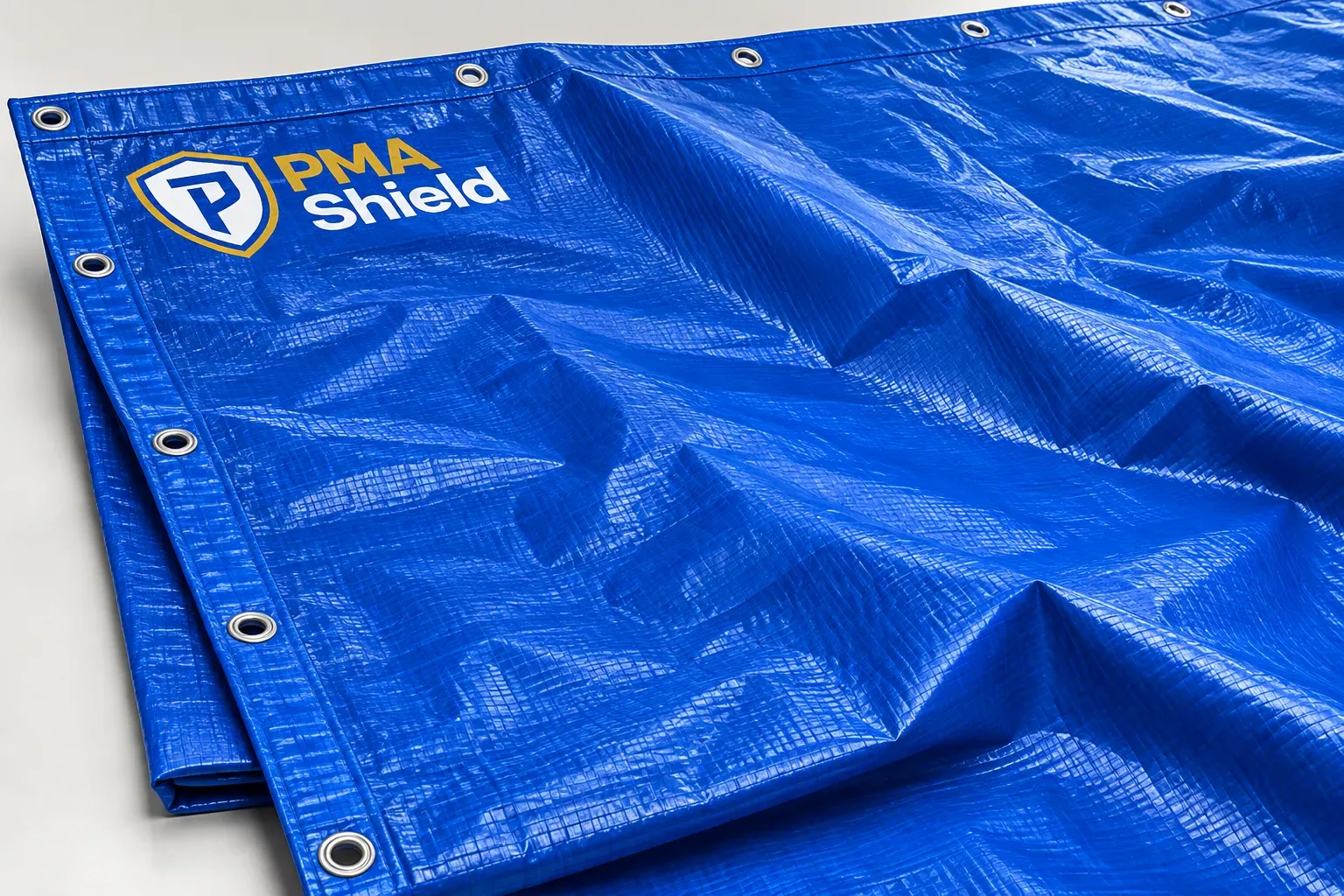 PMA Shield HDPE Tarpaulin with Reinforced Edges and Eyelets
